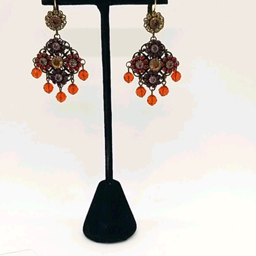 Chandelier earrings from Nordstrom.